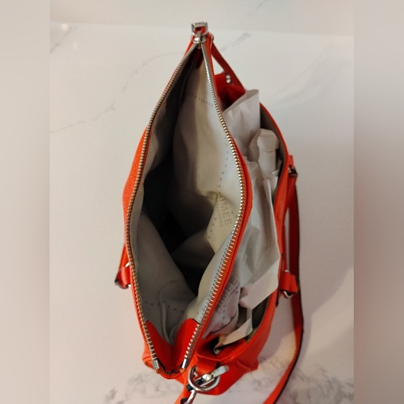 Aimee Kestenberg Leather Satchel - Orange - Picture 10 of 16